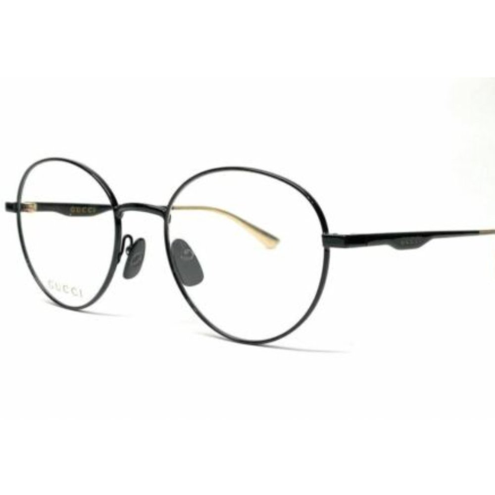 Gucci Men's Black Round Eyeglasses!